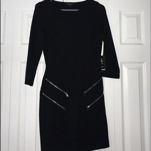 Express black long sleeve dress